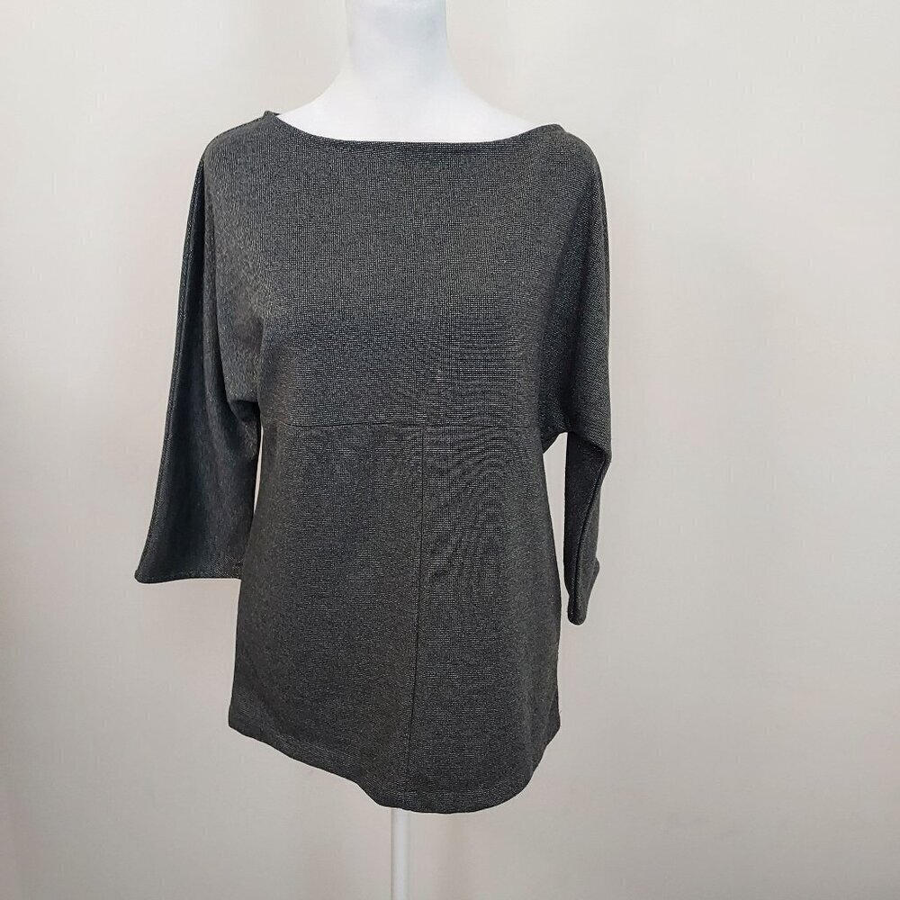 Zara Basic Bateau Neck Knit Top Size Small